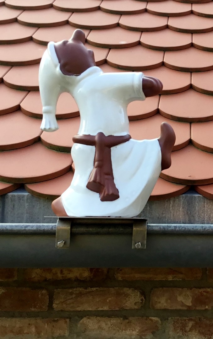 Dachrinnenfigur Dachdeko ZIMMERMANN Kupfer Dachschmuck Kupferfigur Dachrinne NEU 